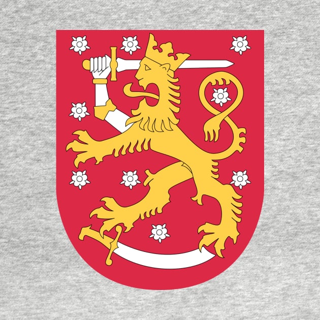 Coat of arms of Finland by Wickedcartoons